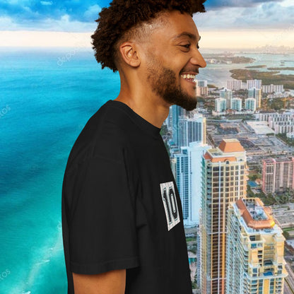 Legends Unisex Garment-Dyed T-Shirt with Cool Number Design, Casual Wear, Gary Sheffield Fans, , Summer Fashion, Relaxed Fit Tee