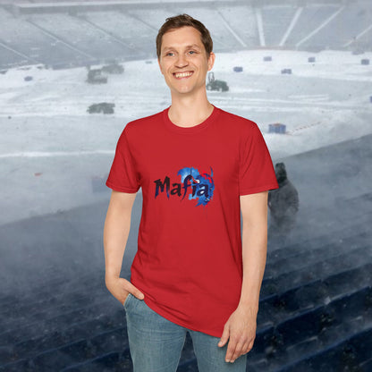 Mafia Graphic Tee, Unisex Softstyle T-Shirt for Casual Outings, Perfect Gift for Fans, Streetwear, Party Wear, Birthday Present