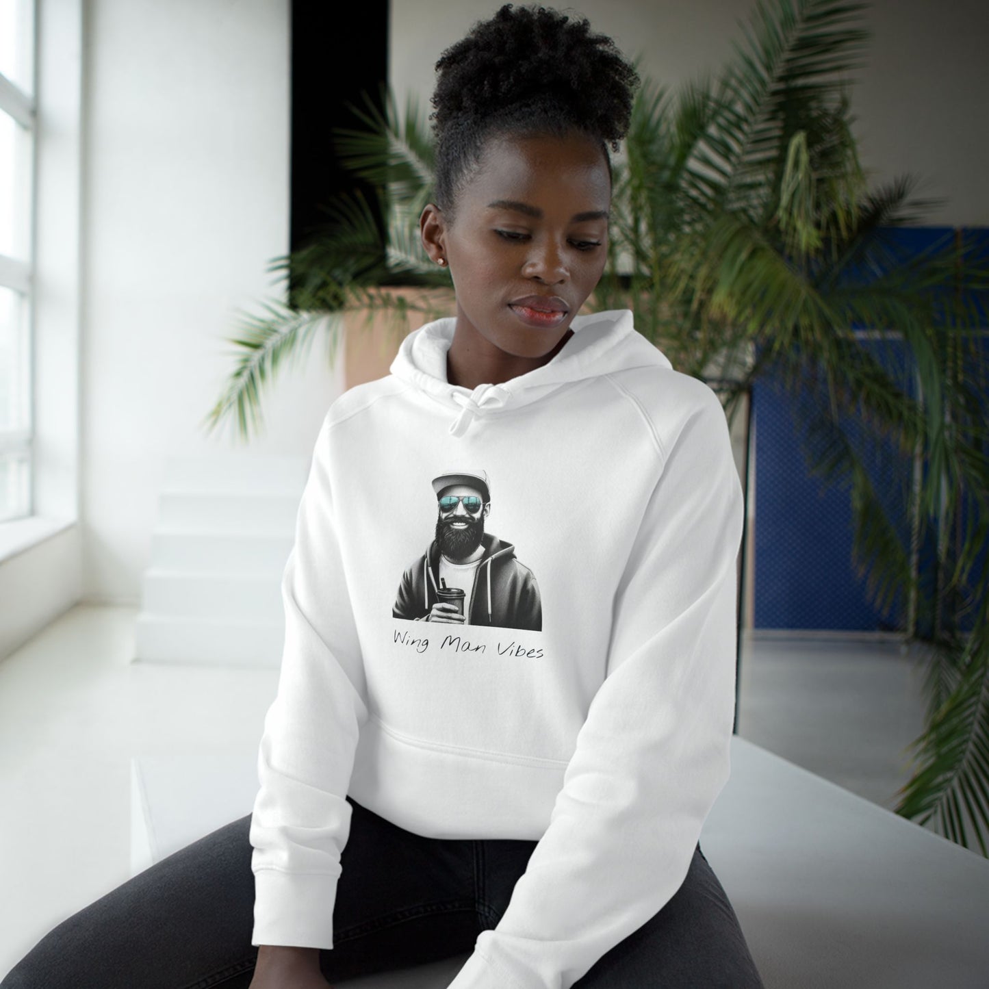 Wing Man Vibes Unisex Hoodie, Casual Comfort, Everyday Wear, Unique Gift Idea, Street Style, Cozy Layering