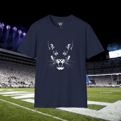 Fierce Silhouette Graphic T-Shirt, Unisex Tee, Gameday Shirt, Casual Wear, College Fashion, Gift for White Out Game
