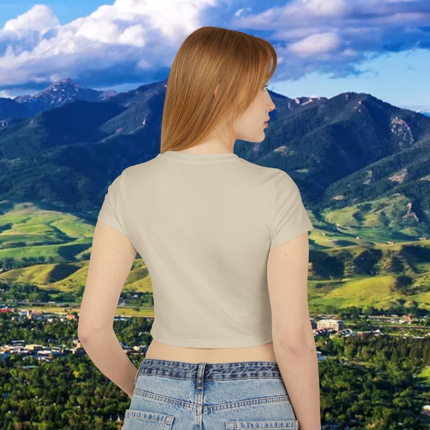 Upside Down FTG Stylish Women's Baby Tee - Trendy Crop Top, Casual Outfits, Birthday Gift, Bobcat Games, Everyday Essentials