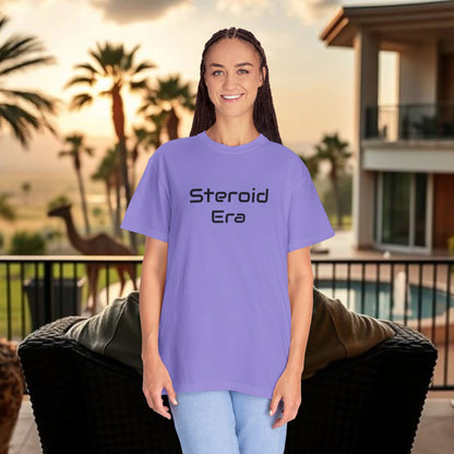 Vintage Baseball Unisex Garment-Dyed T-shirt, 90's Steroid Era Tee Shirt, Athletic Sports Tee, Retro Baseball Shirt, Sports Fan Gift,