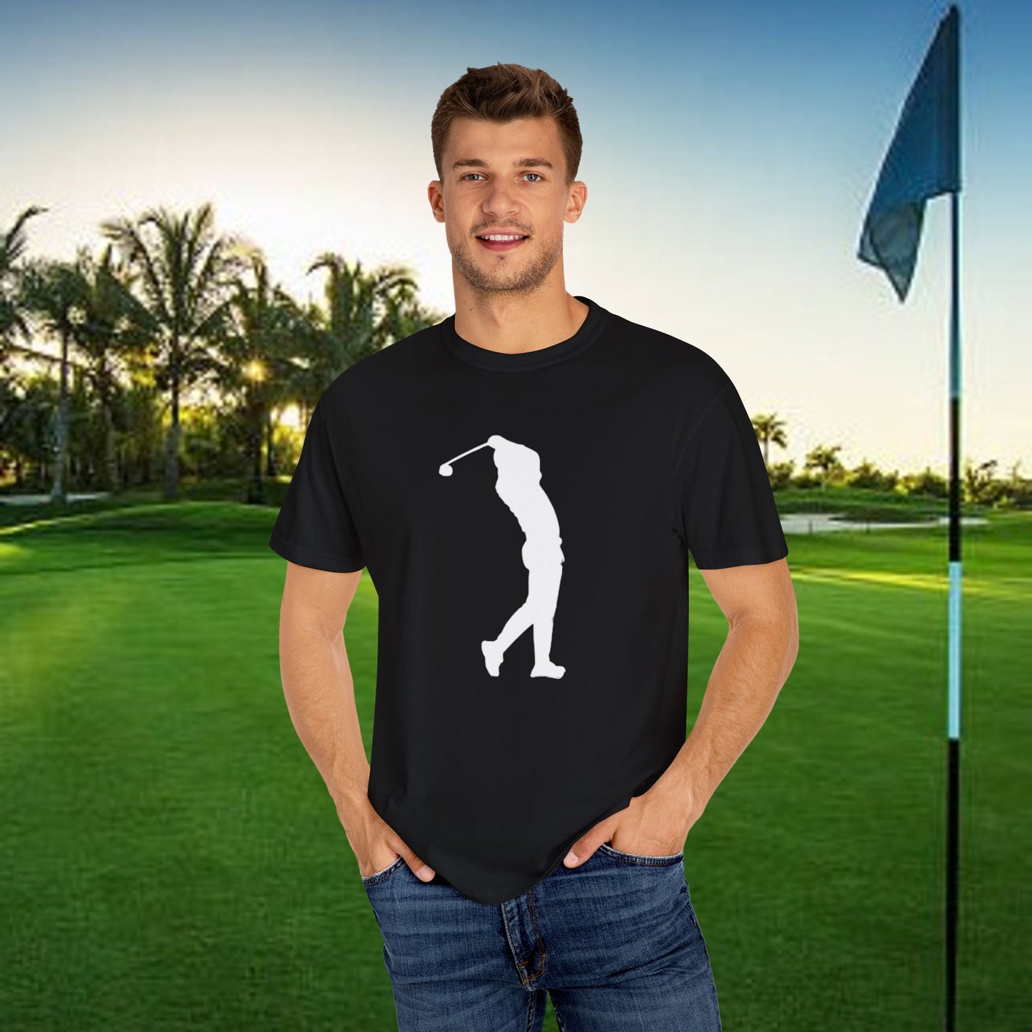 Inspirational Golf T-Shirt, Motivational Gift, Unisex Apparel, Casual Wear, Golf Shirt, Positive Vibes