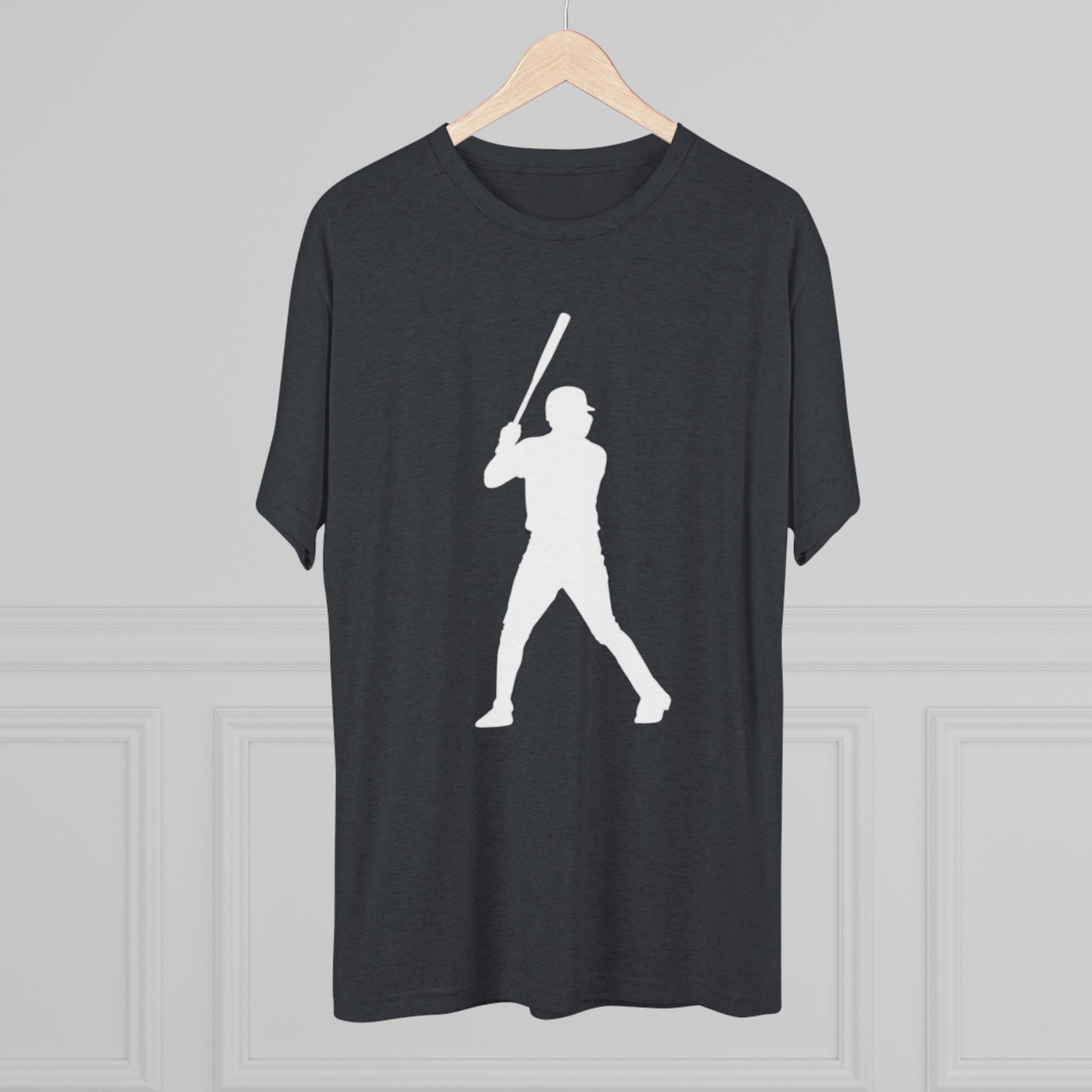 Baseball Stars Silhouette Tee - #13 on the Back, Baseball Legends, Soft Style Tri-Blend T-Shirt Perfect for Gameday