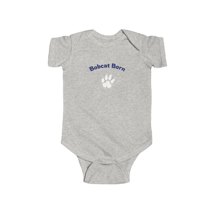 Bobcat Born Infant Bodysuit, Cute Baby Outfit, Newborn Gift, Baby Shower Present, Wildlife Lover Apparel, Toddler Clothing