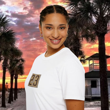 Baseball Stars Unisex Softstyle T-Shirt with Retro 23 Design, Casual Wear, Gift for Sports Lovers, Baseball Fans