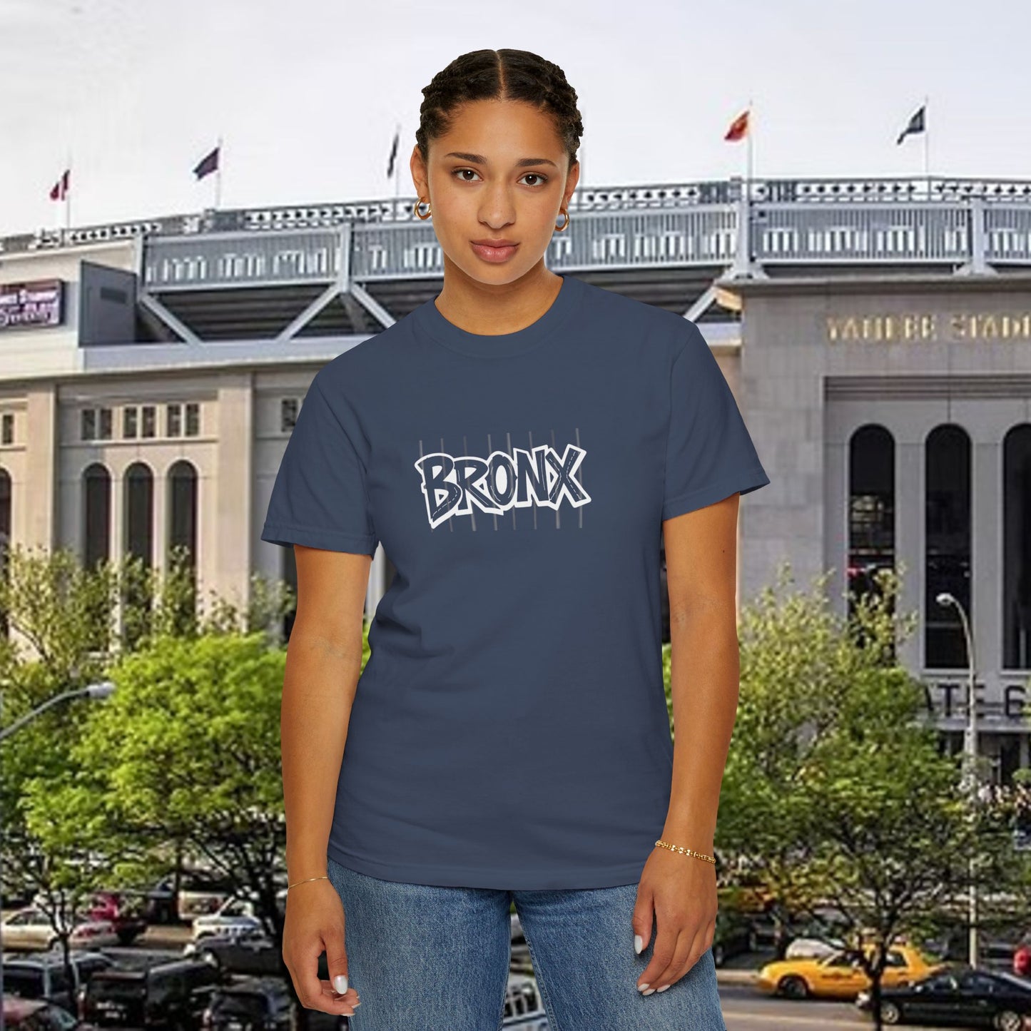 Bronx Unisex Garment-Dyed T-Shirt | Casual Stylish Tee for Bronx Fans, Sports Events, Streetwear, Gift for Him/Her