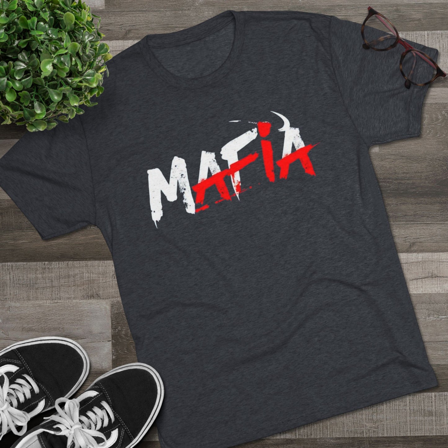 Mafia 716 Graphic Tee, Soft-Style T-Shirt, Tri-Blend, Perfect for Gameday