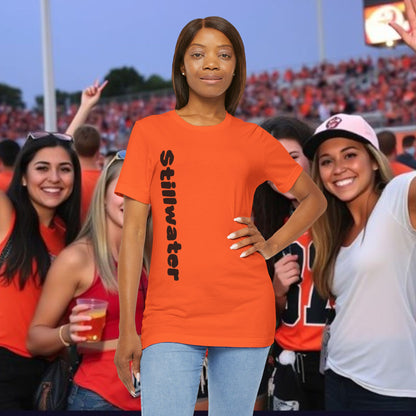 Stillwater Statement Tee, Unisex Short Sleeve Shirt, Casual Wear, College Gear, Festival Outfit, Unique Graphic Tee