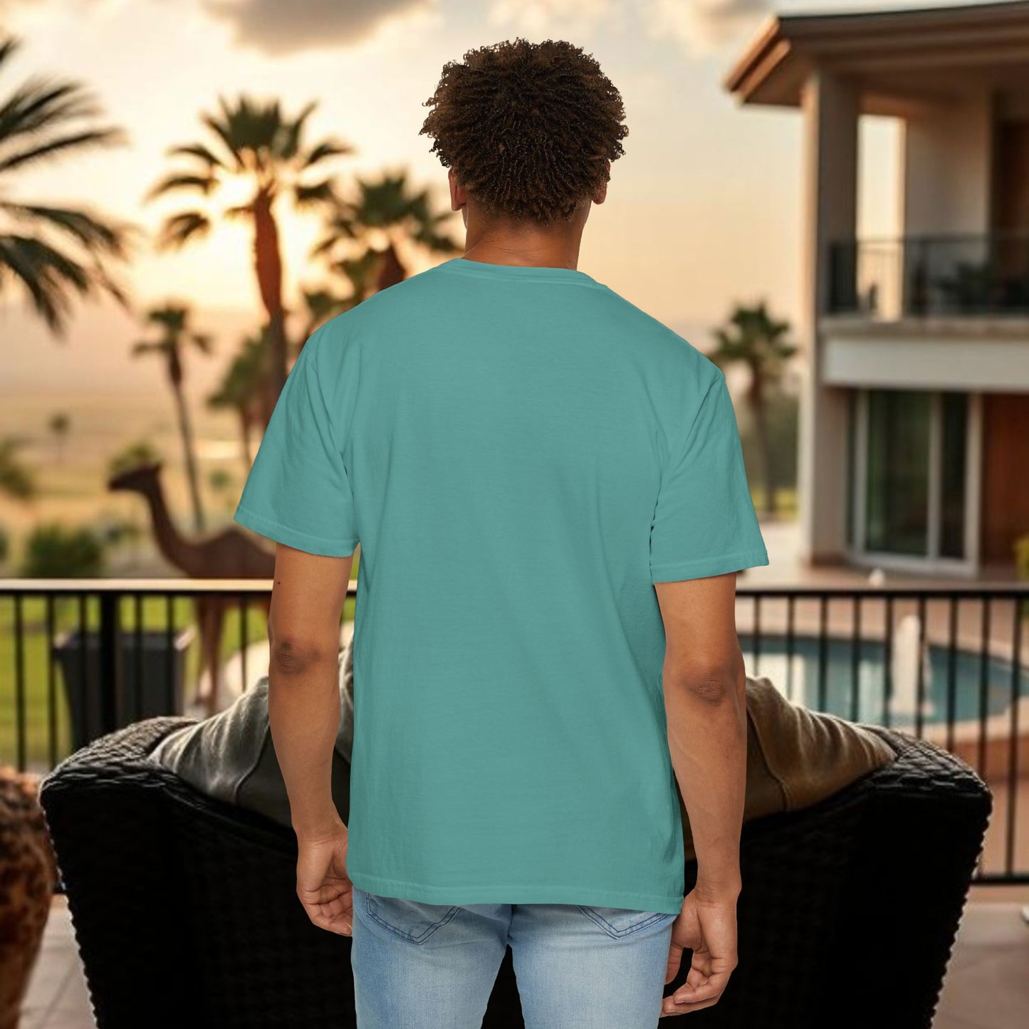 Unbothered Garment-Dyed T-Shirt, Relaxed Fit Tee, Casual Everyday Wear, Gift for Friends, Relaxation Apparel, Trendy Summer Top