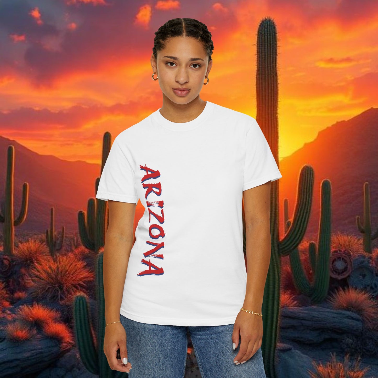 Tucson Arizona Area Code T-Shirt — 520 Back Print, Southwestern Travel Tee, Soft-Style