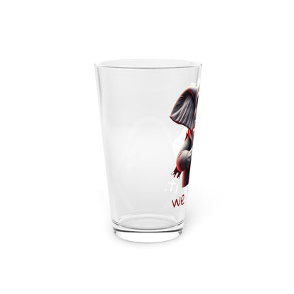 Football-Themed Pint Glass, Perfect for Game Day Gatherings, Sports Fans, Party Drinkware, Unique Gift for Him/Her