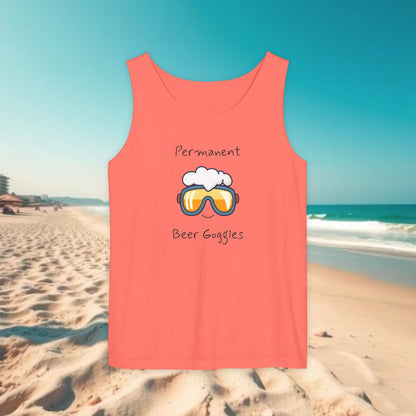 Beer Goggles Tank Top, Unisex Tank, Summer Apparel, Beachwear, Funny Gift, Pool Party Top