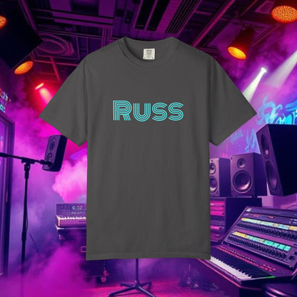 Russ Unisex T-Shirt with Retro Design, Hip-Hop Shirt, Casual Wear, Unique Style, Russ Apparel