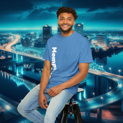 Memphis Graffiti Unisex T-shirt, Casual Streetwear Tee, Travel Souvenir, Gift for Music Lovers, Urban Style Apparel, Birthday Present