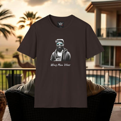 Wing Man Vibes Unisex T-Shirt, Angel Wings Tee, Gift for Him, Graphic Tee, Casual Shirt, Mens Top