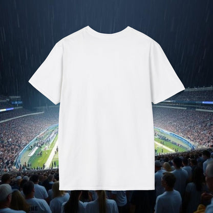 Zombie Nation Unisex Softstyle T-Shirt - White Out Fan Gear, Fan Apparel, Casual Wear, Gifts, Zombie Nation