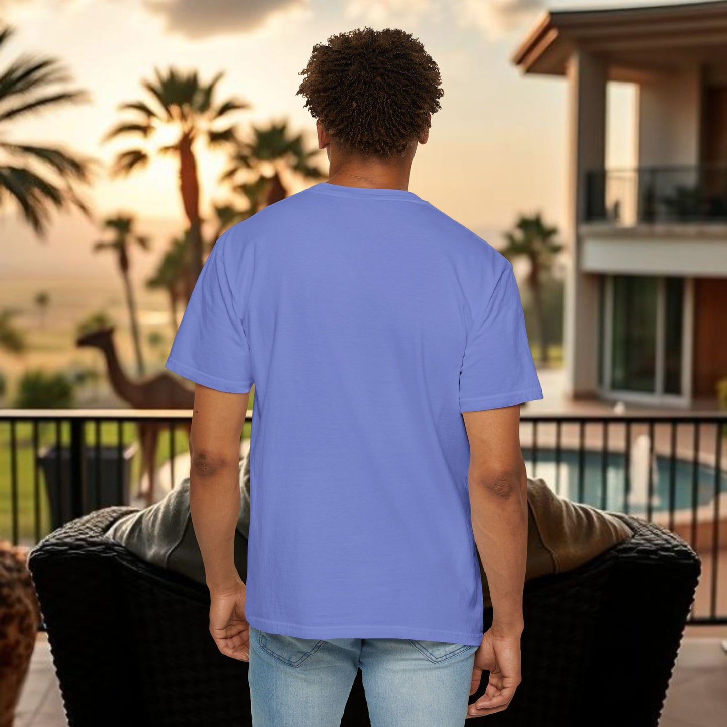 Unbothered Garment-Dyed T-Shirt, Relaxed Fit Tee, Casual Everyday Wear, Gift for Friends, Relaxation Apparel, Trendy Summer Top