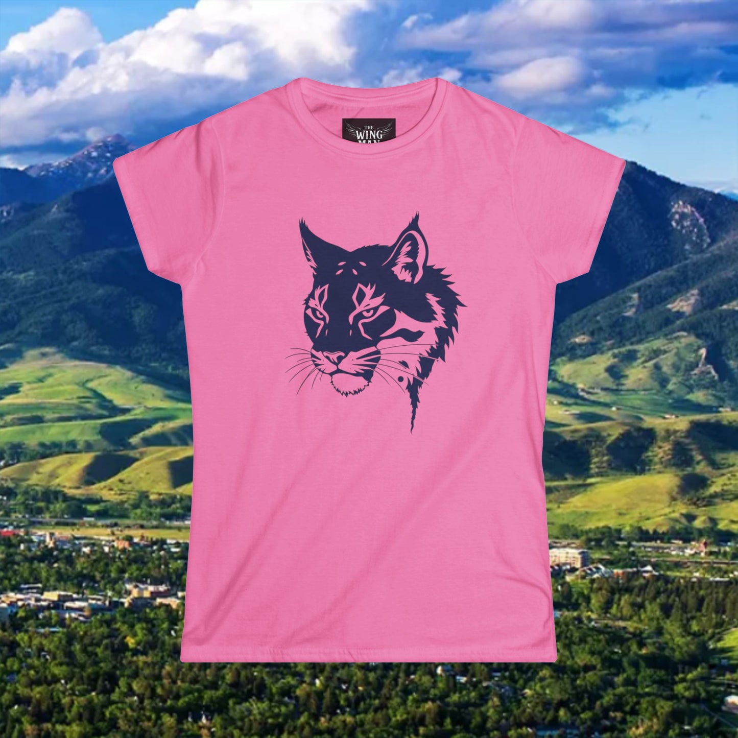 Bobcat Women's Softstyle Tee, Tailgate Gift, Bobcat Shirt, Eco-Friendly Fashion, Casual Everyday Wear, Gifts for Her