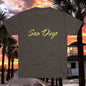 Crew Tee – 'Sun Days' Beach Script T-Shirt, Perfect for Gameday, The Beach, or a BBQ with friends.