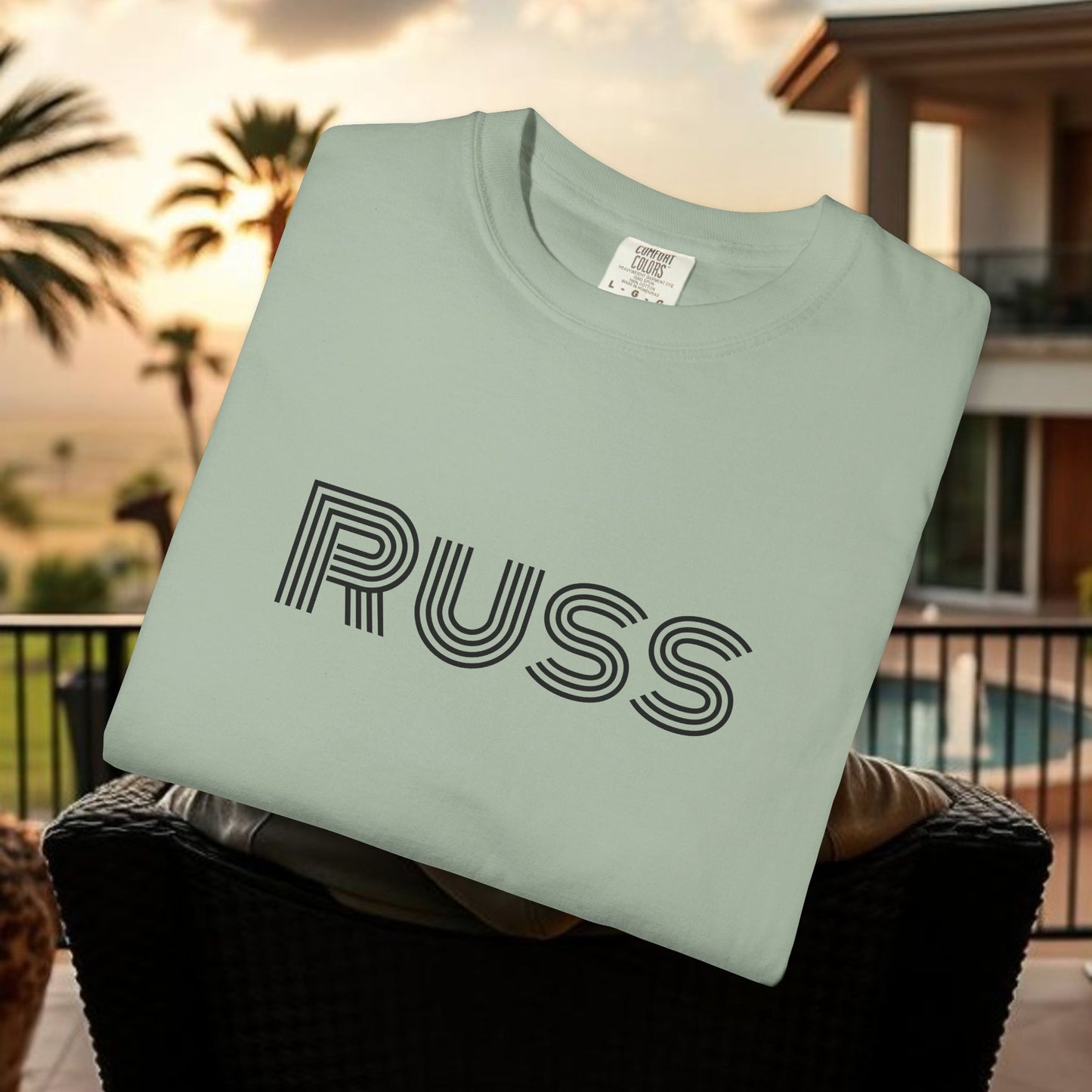 Russ Unisex T-Shirt with Retro Design, Hip-Hop Shirt, Casual Wear, Unique Style, Russ Apparel