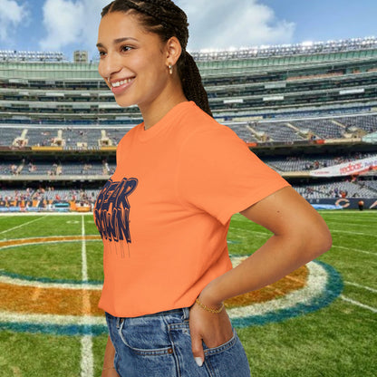 Vibrant Bear Down Unisex T-Shirt | Trendy Graphic Tee, Casual Wear, Gift for Sports Fans, Summer Style.