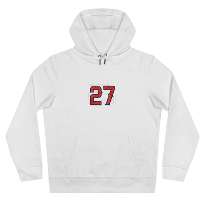 Unisex Cozy Sweatshirt with #27 Design, Perfect for Sports Fans, Casual Wear, Gifts for Angels' Fans