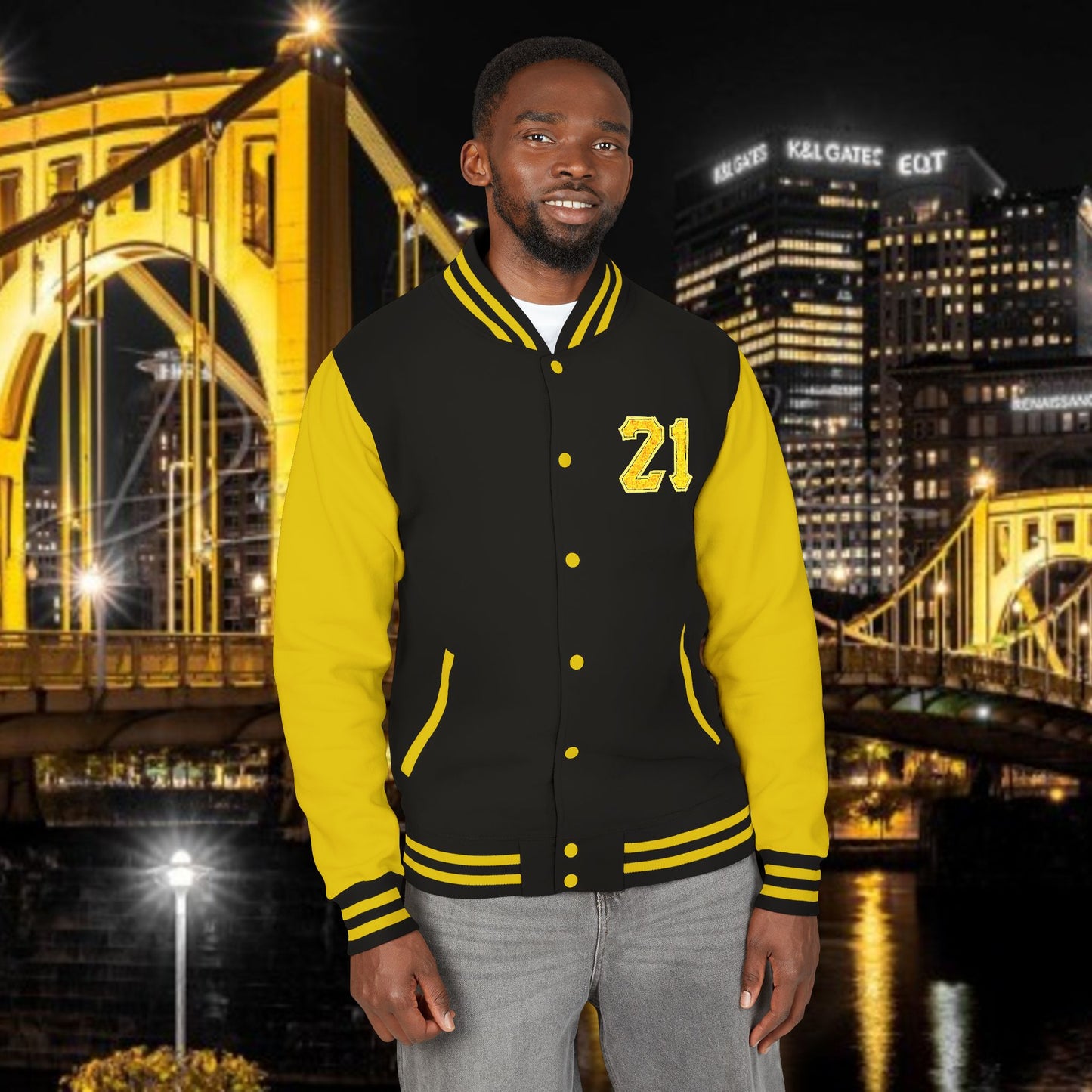 Legends 21 Varsity Jacket, Set yourself apart with this stylish fashion for gameday