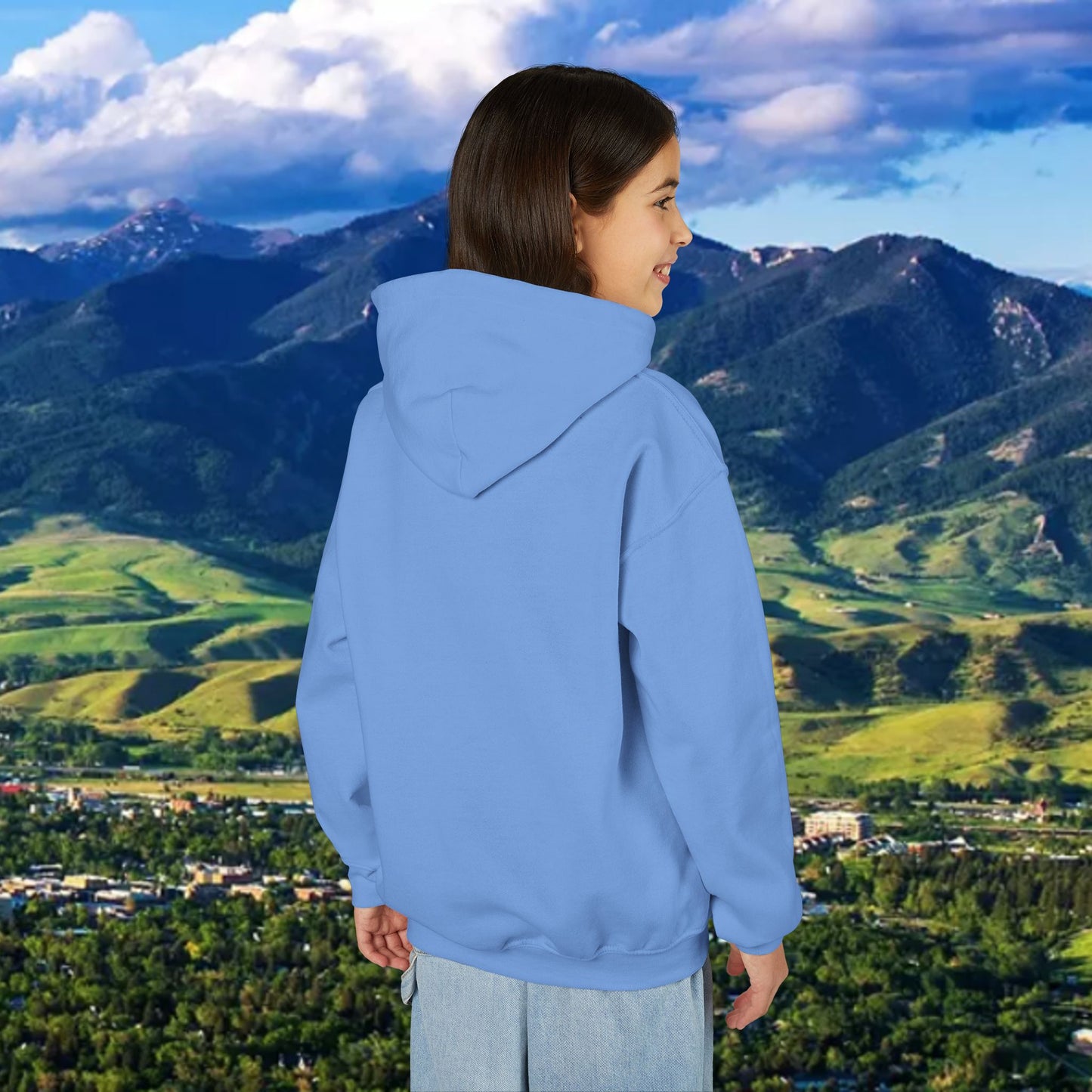 Youth Hoodie - '41' Minimalist Graphic Pullover