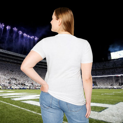 Fierce Silhouette Graphic T-Shirt, Unisex Tee, Gameday Shirt, Casual Wear, College Fashion, Gift for White Out Game