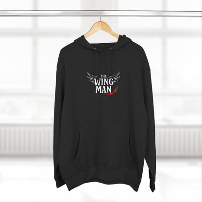 Wing Man Fleece Hoodie - Cozy Gift for Friends, Perfect for Birthdays, Casual Wear, Movie Nights, and Celebrations