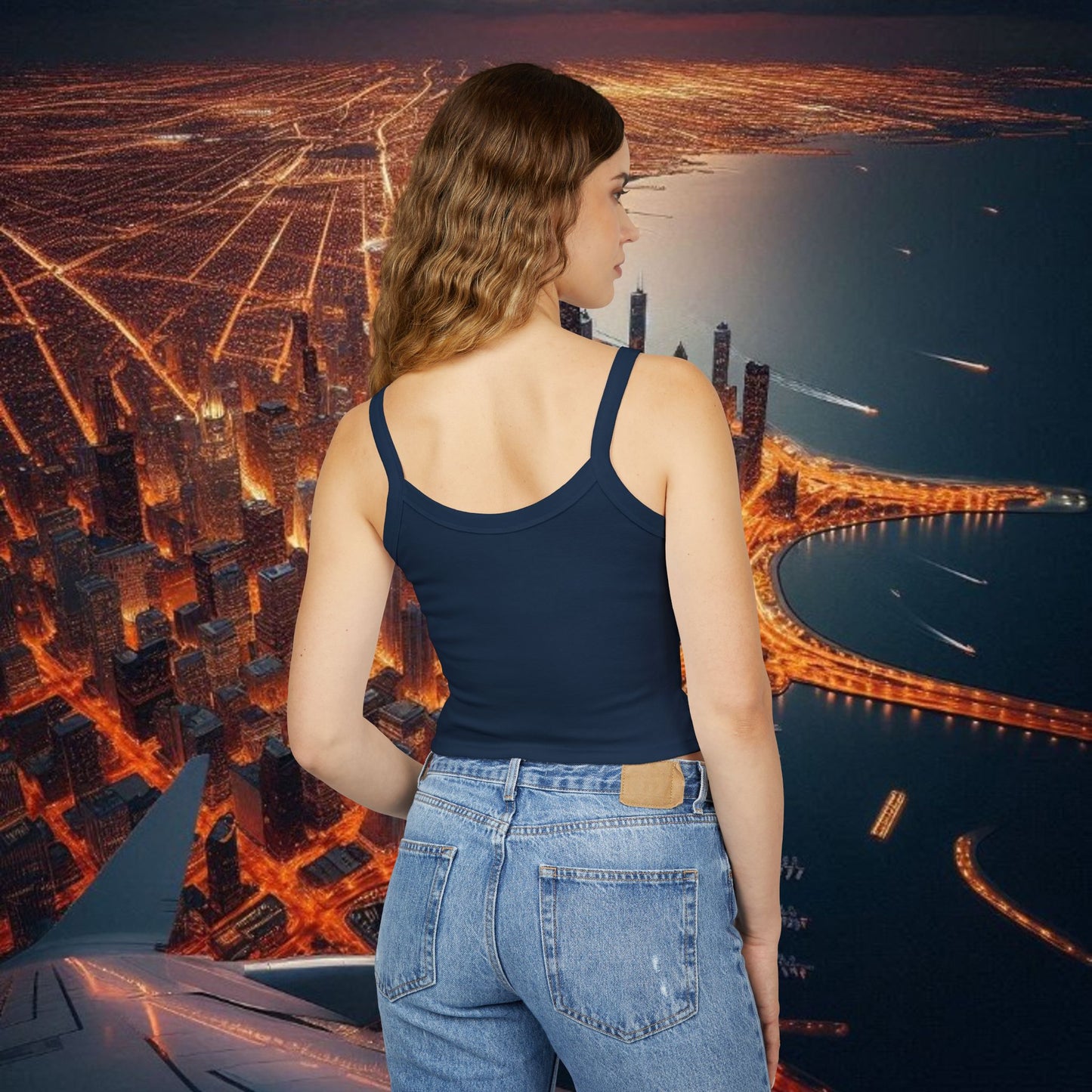 Bear Down Women's Spaghetti Strap Tank Top - Perfect for Game Day, Summer Outings, Casual Wear, Concerts, Festivals