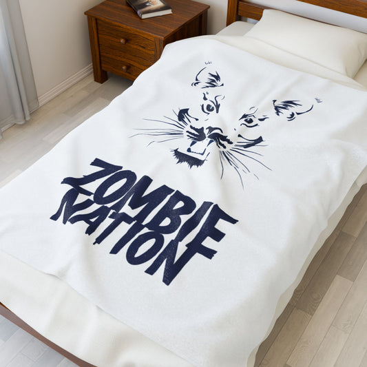 Zombie Nation Velveteen Plush Blanket – Fierce Design