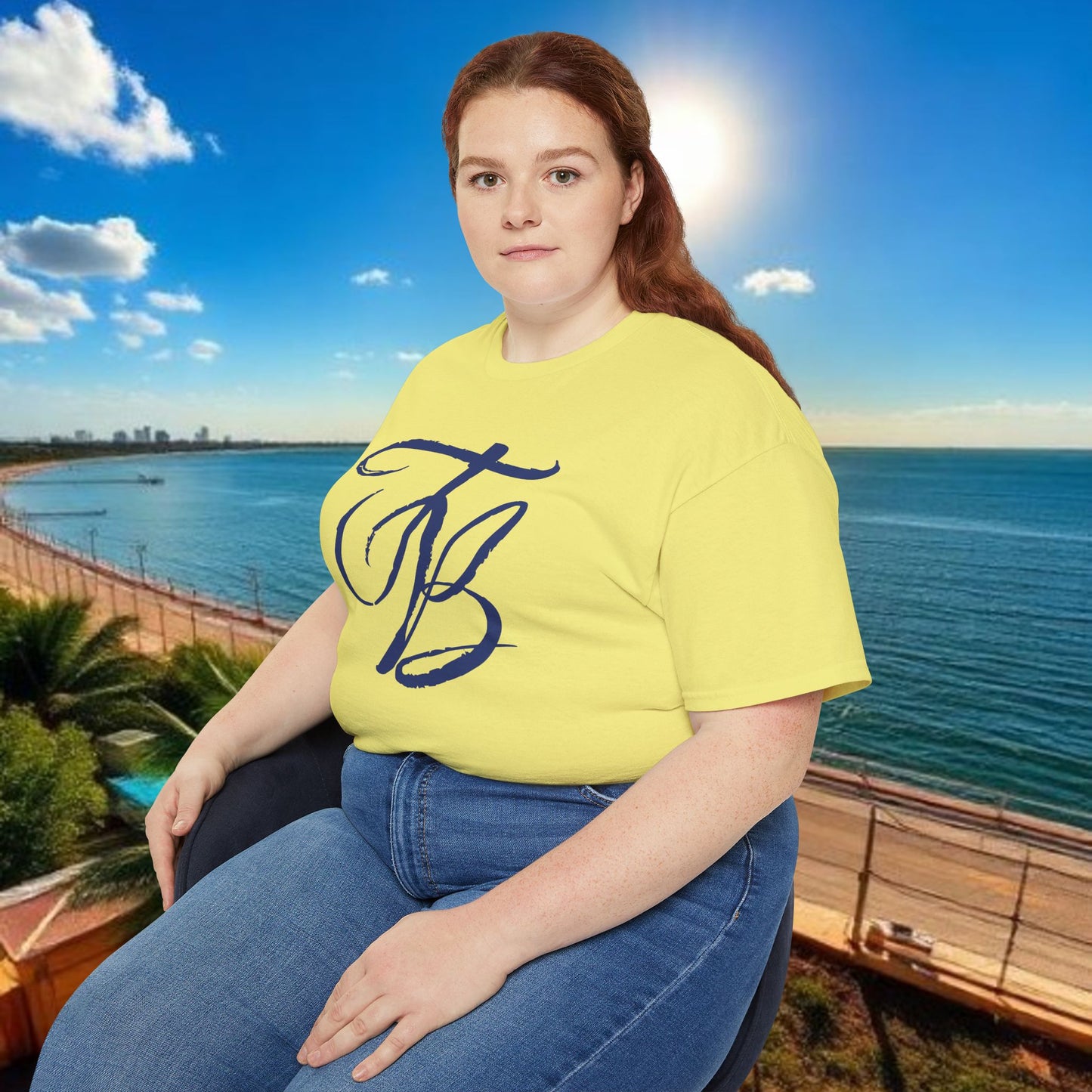 TB Monogram Tee — 813 Tampa Area Short-Sleeve T-Shirt