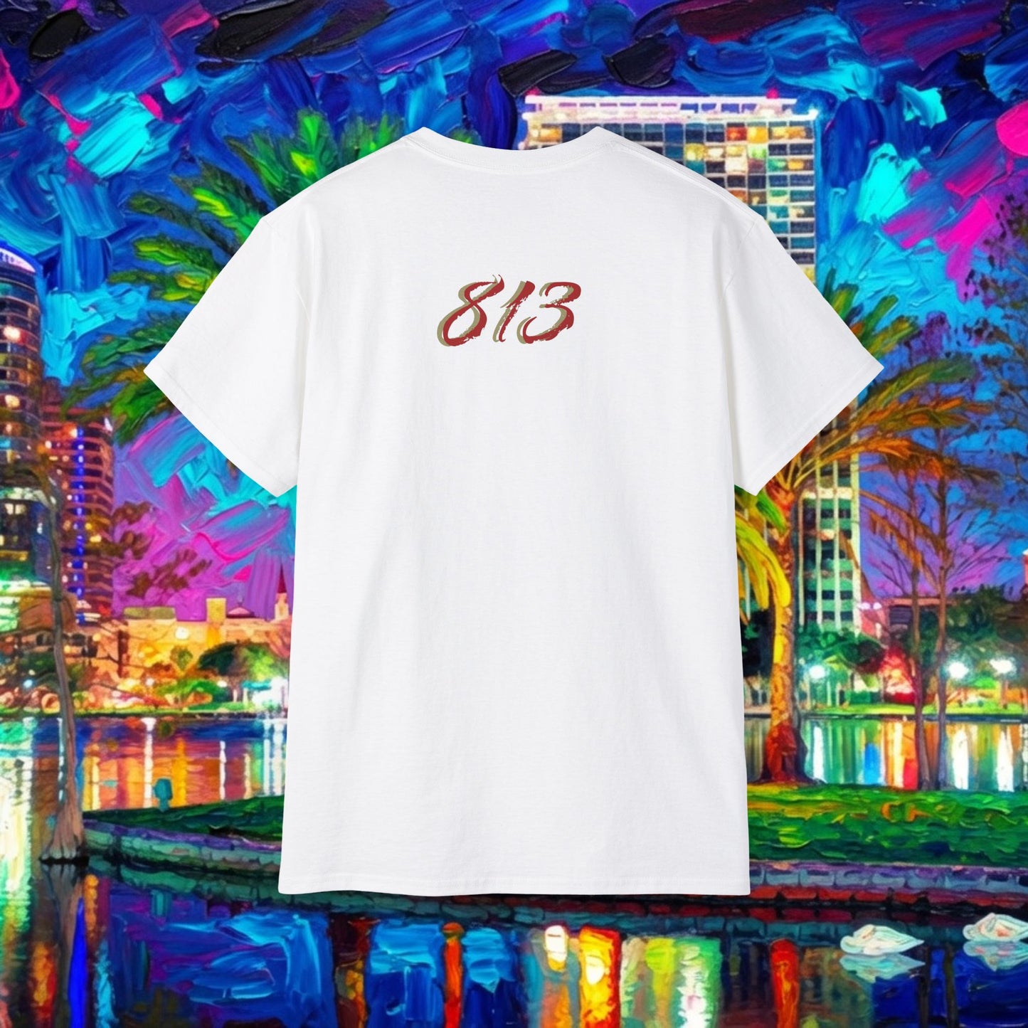 TB Monogram Tee — 813 Tampa Area Short-Sleeve T-Shirt