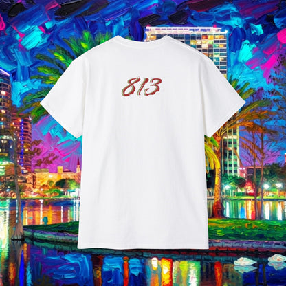 TB Monogram Tee — 813 Tampa Area Short-Sleeve T-Shirt