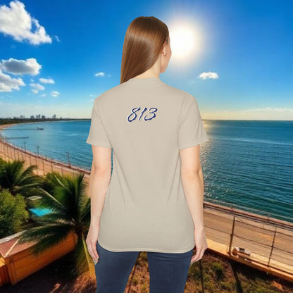 TB Monogram Tee — 813 Tampa Area Short-Sleeve T-Shirt