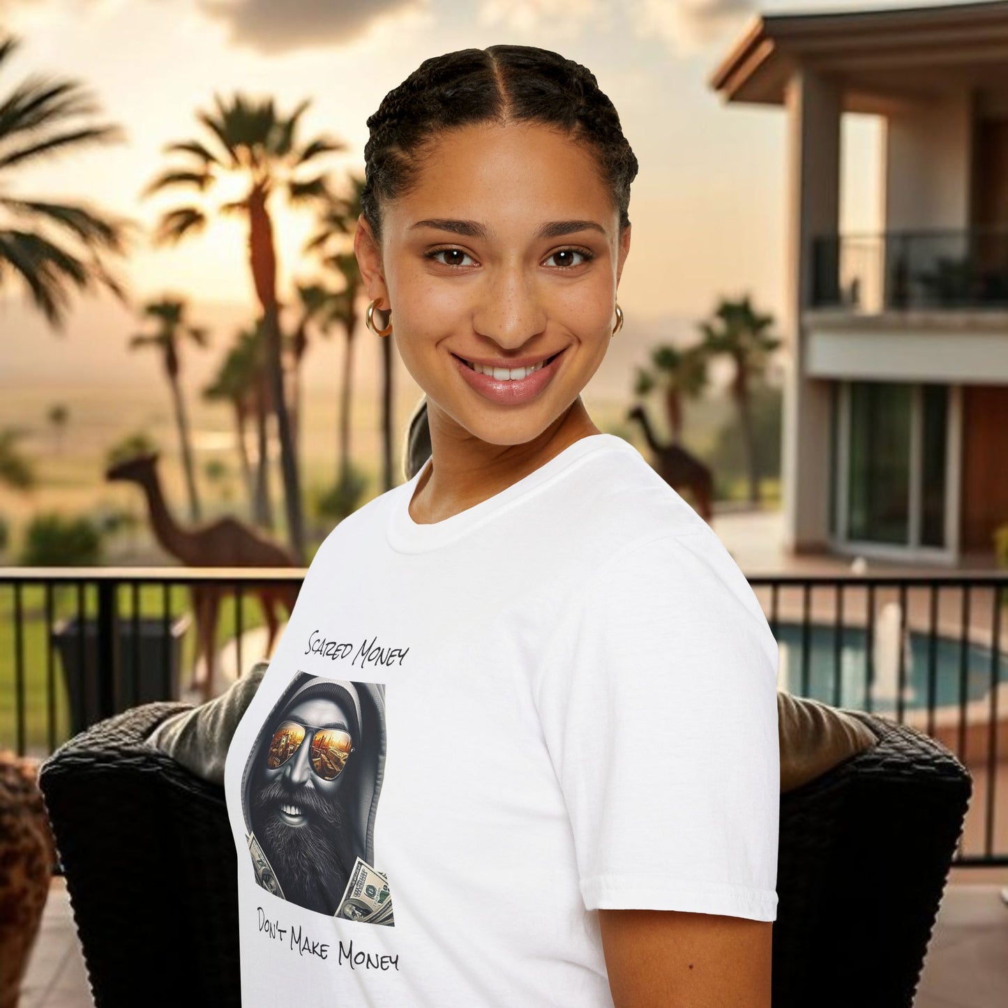 Scared Money Unisex Softstyle T-Shirt - Casual Wear, Streetwear, Gift for Him, Statement Tee, Urban Fashion