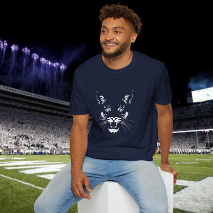 Fierce Silhouette Graphic T-Shirt, Unisex Tee, Gameday Shirt, Casual Wear, College Fashion, Gift for White Out Game