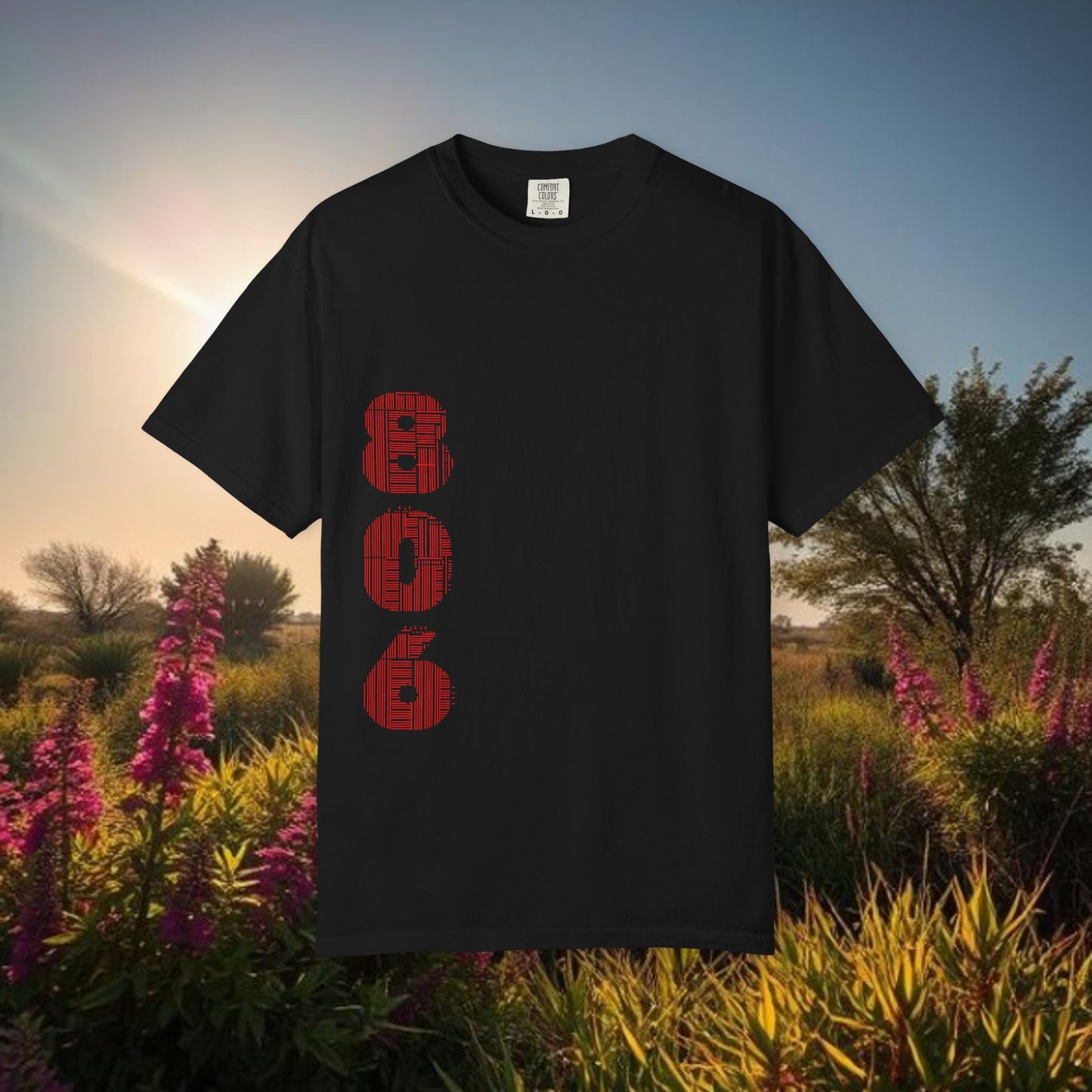 Cowboy T-Shirt — 806 Area Code Shirt with cool Cowboy Design, Gameday Tee
