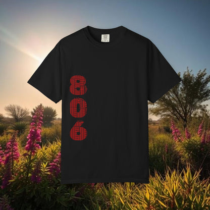 Cowboy T-Shirt — 806 Area Code Shirt with cool Cowboy Design, Gameday Tee