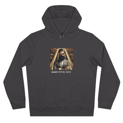 Wing Man Hooded Sweatshirt - Cozy Graphic Hoodie for King Vibe Lovers, Perfect for Casual Wear, Gifts, and Celebrations