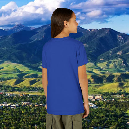 Bobcat Paw Print Youth Tee, Kids Animal Lover Shirt, State Pride T-Shirt, Perfect Gift for Birthdays, Bobcat Apparel