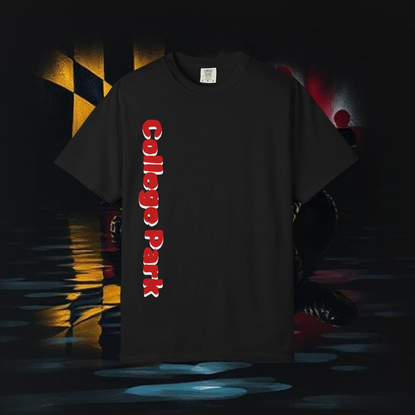 College Park Garment-Dyed T-Shirt: Perfect for Fans, College Spirit, Casual Wear, Gifts, and Events