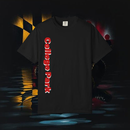 College Park Garment-Dyed T-Shirt: Perfect for Fans, College Spirit, Casual Wear, Gifts, and Events
