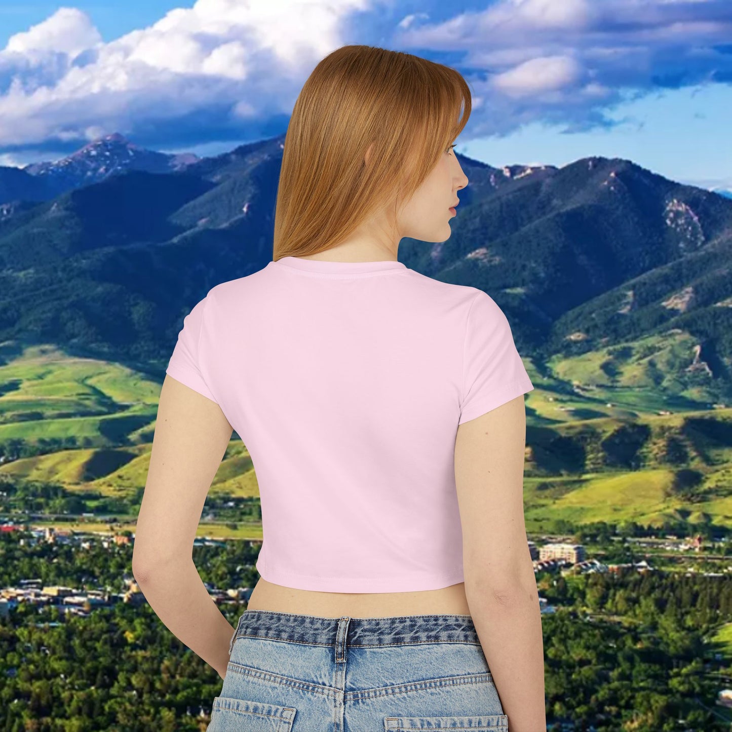 Upside Down FTG Stylish Women's Baby Tee - Trendy Crop Top, Casual Outfits, Birthday Gift, Bobcat Games, Everyday Essentials