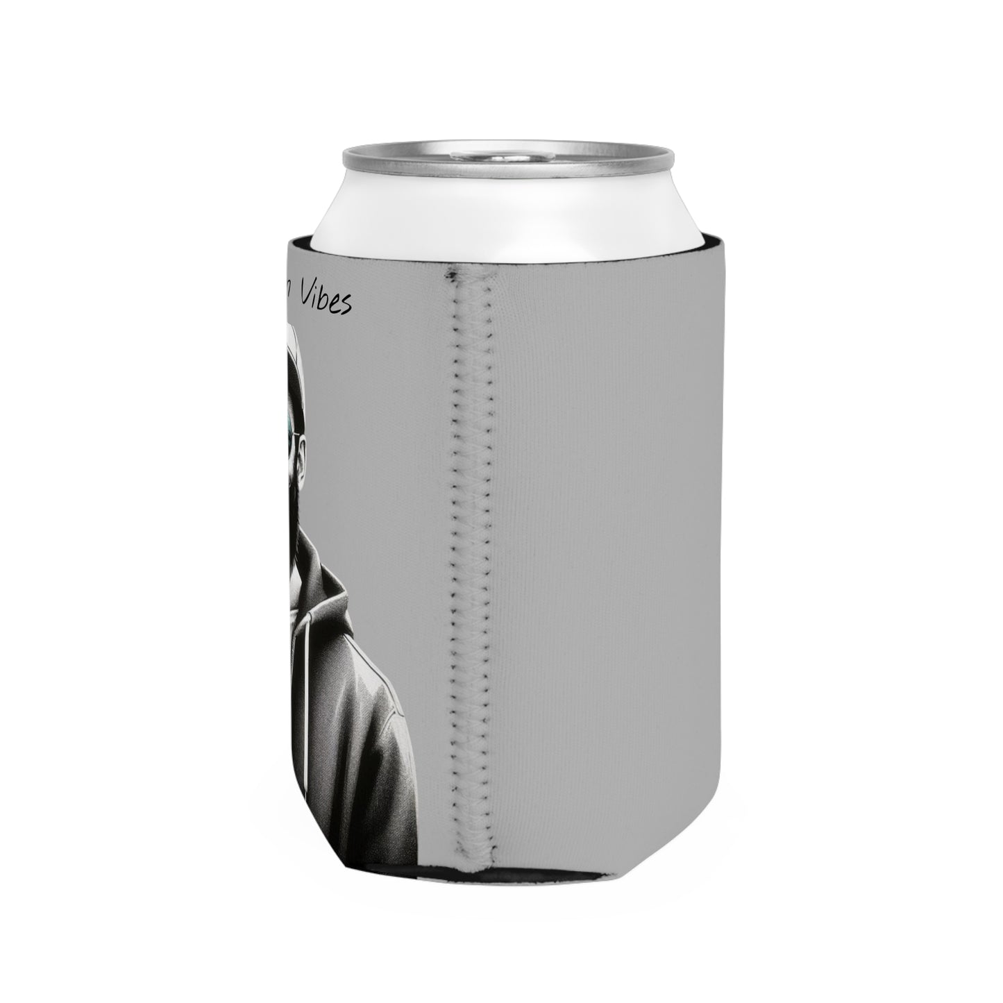 Wing Man Vibes Can Cooler Sleeve | Funny Gift for Men | Party Accessory | BBQ or Beach Cooler | Unique Beverage Holder | Groomsmen Favor