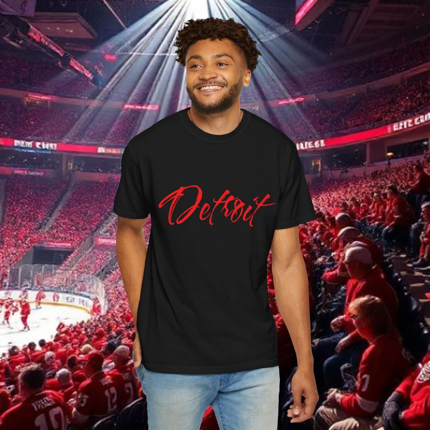 Detroit Script T-Shirt — City Pride Tee