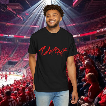 Detroit Script T-Shirt — City Pride Tee