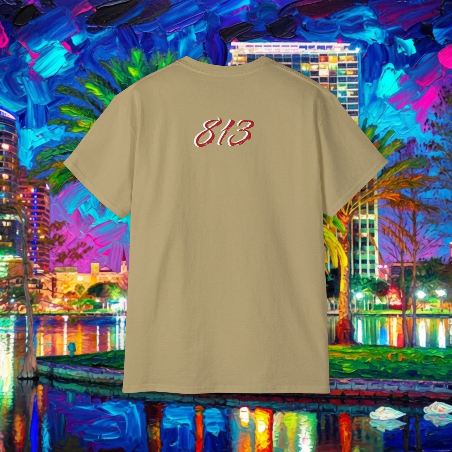 TB Monogram Tee — 813 Tampa Area Short-Sleeve T-Shirt
